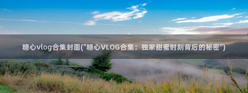 糖心米娜vlog:糖心vlog合集封面(